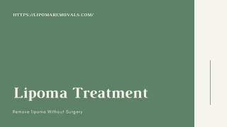 New Best Way to Treat Lipoma Without Surgery