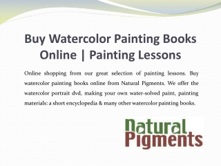 Buy Watercolor Painting Books Online | Painting Lessons