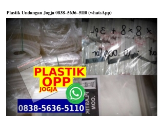 Plastik Undangan Jogja Ô838_5636_5IIÔ[wa]