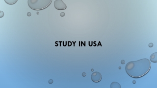 Study in USA