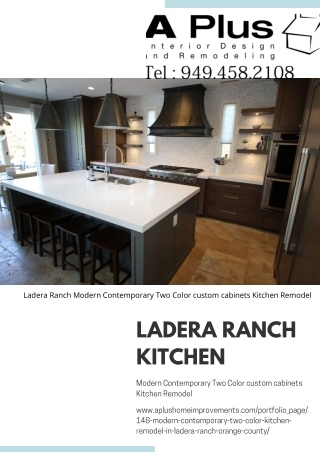 Ladera Ranch Contemporary Kitchen Remodel