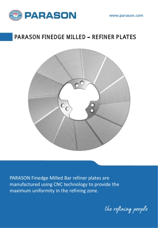 Buy Best Finedge Milled Refiner Plates For Pulp Machine