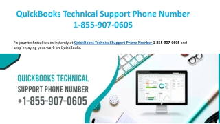 QuickBooks Technical Support Phone Number 1-855-907-0605 24/7 help