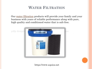 Water Filtration