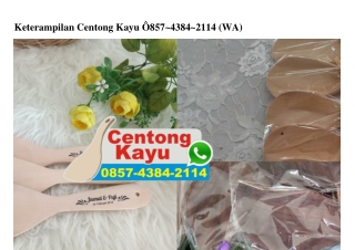 Keterampilan Centong Kayu Ô857–4384–2II4[wa]