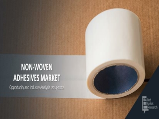 Non-woven Adhesives Market to Witness $2,809 Million Growth by 2022