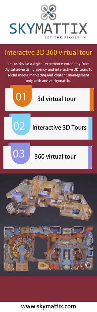 Create Attractive 360 3d Virtual Tour | Skymattix