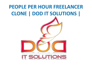 PEOPLE PER HOUR FREELANCER CLONE | DOD IT SOLUTIONS |