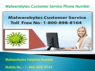 Malwarebytes technical support service number