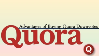 Reason to Buy Quora Downvotes