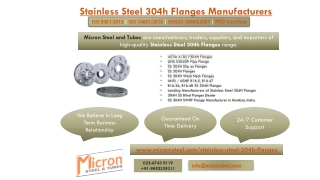 stainless steel 304h flanges manufacturers