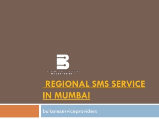 Regional SMS Service In Mumbai