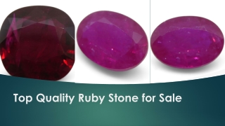 Ruby Stone for Sale