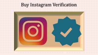 Verification that Build your Instagram Powerful