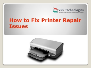 Printer Repair Dubai | Printer Repair Services in Dubai