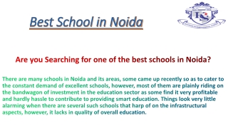 Best School in Noida