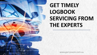 Get Timely Logbook Servicing From The Experts