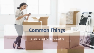 Don't Forget to Do These Things Before You Move