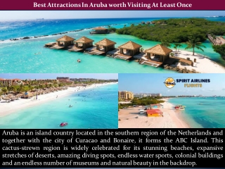 Best Attractions In Aruba worth Visiting At Least Once