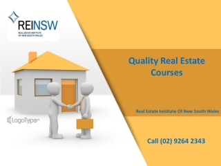 Quality Real Estate Courses