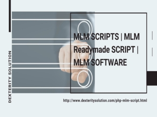 MLM Software - PHP MLM Scripts – Dexterity Solution