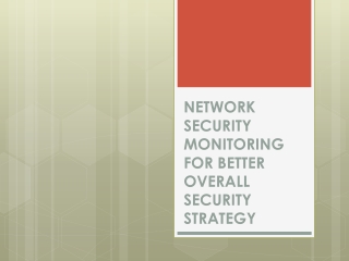 Network Security Monitoring