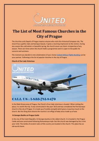 The List of Most Famous Churches in The City of Prague