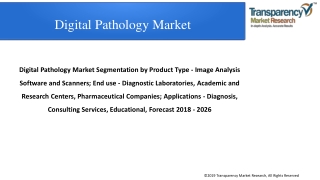 Digital Pathology Market by Product, Application and Forecast to 2026