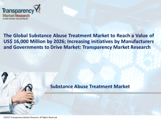 Global Substance Abuse Treatment Market to Become a Worth US$ 16,000 Mn by 2026