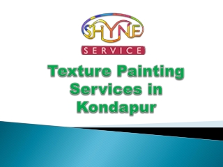 Texture Painting Services in Kondapur