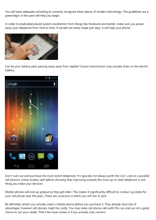 Don't Get Left Out, Check This Out Post On Cellular Phones Now