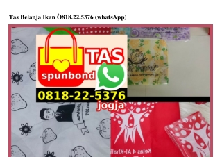 Tas Belanja Ikan 08I8 22 5376[wa]