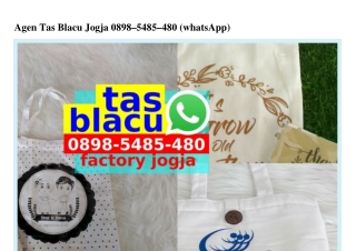 Agen Tas Blacu Jogja 0898–5485–480[wa]