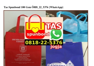 Tas Spunbond 100 Gsm O8I8~22~5376[wa]