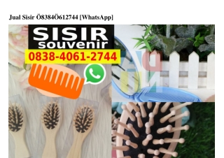 Jual Sisir 0838 406I 2744[wa]