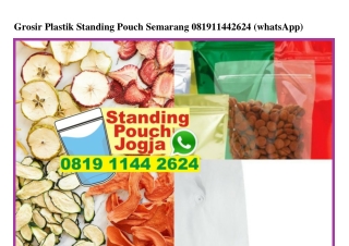 Grosir Plastik Standing Pouch Semarang 0819•1144•2624[wa]