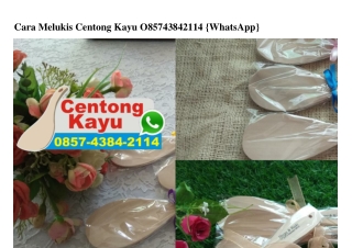 Cara Melukis Centong Kayu O857-4384-2II4[wa]
