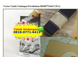 Vector Untuk Undangan Pernikahan O818.O771.6413[wa]