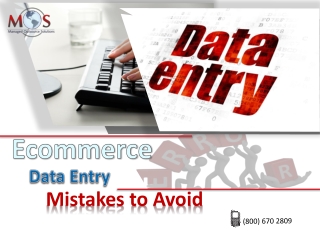 Ecommerce Data Entry Mistakes to Avoid