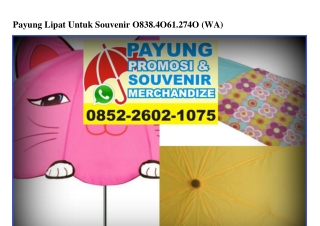 Payung Lipat Untuk Souvenir 0838·4061·2740[wa]