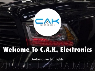 Detail Presentation About CAK Electronics