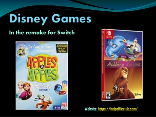 Disney Games in the remake for Switch