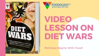 Diet Wars Video - Find a Healthy Eating Plan at Foodology