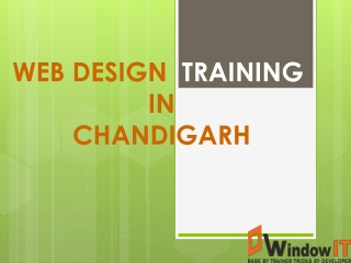 Web Design Training in Chandigarh