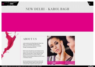 Beauty parlour course in Delhi - Lakme Academy Rajendra Place (Karol Bagh) @8510827888