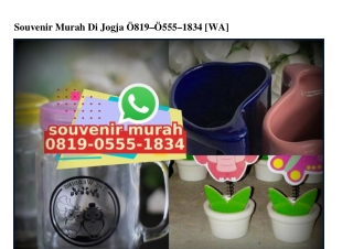 Souvenir Murah Di Jogja Ô819 Ô555 1834[wa]