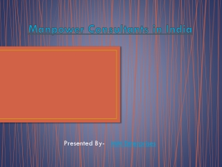 Manpower Consultants In India - MM Enterprises