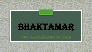 Bhaktamar