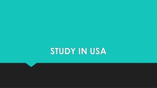 Study in USA