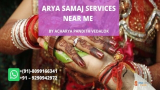 AryaSamaj Services in Banjara Hills